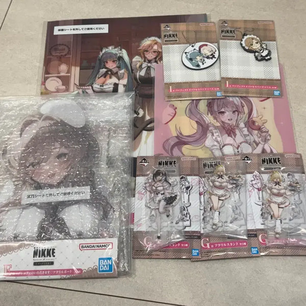 [BUNJANG] Ichiban Kuji Nikke Chapter 7 Acrylic Poster, Keychain, Clear File Bundle Set / 제일복권 니케 챕터7 아크릴 포스터 키링 등 하위상 총 8종