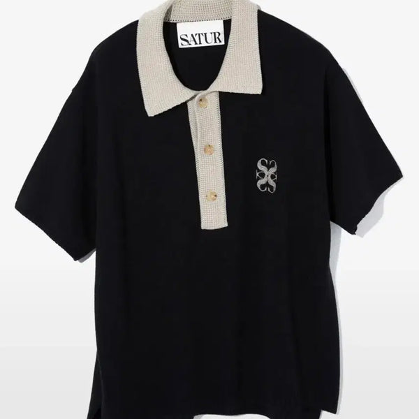 [BUNJANG] Settee Napoli Soft Cotton Polo Knit M / 세터 나폴리 소프트 코튼 폴로 니트 M