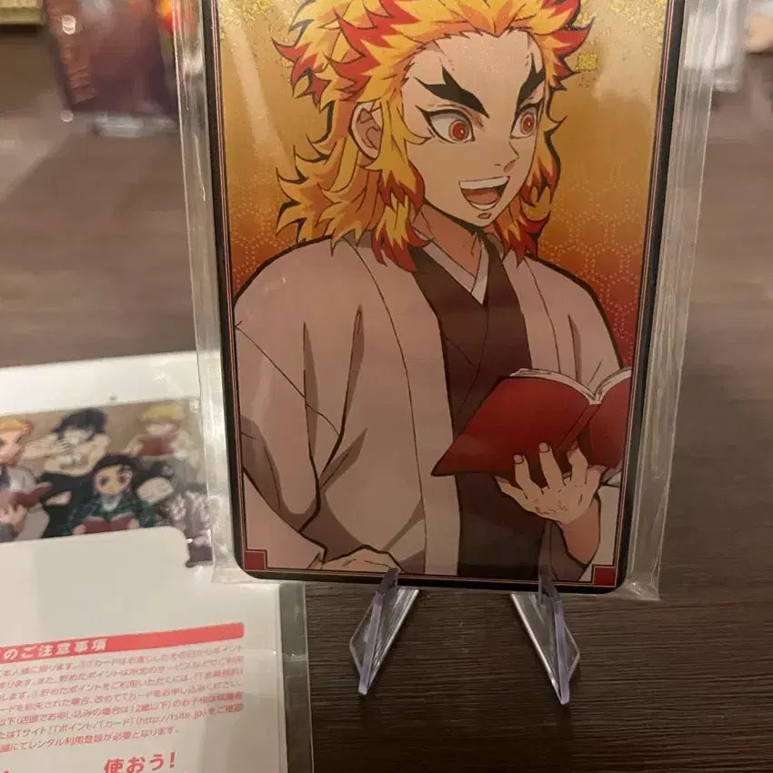 [BUNJANG] Demon Slayer Rengoku Tsutaya Slide Card Case + T-Card Bundle Set / 귀멸의 칼날 렌고쿠 츠타야 슬라이드카드케이스 + 티카드 일괄