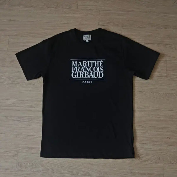 [BUNJANG] Marithe Francois Girbaud Logo T-shirt Black / 마리떼 프랑소와 저버 로고 반팔티 블랙