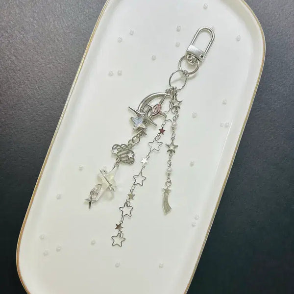 [BUNJANG] Handmade Wish Star Charm Keychain / [핸드메이드/수공예] 소원별 키링