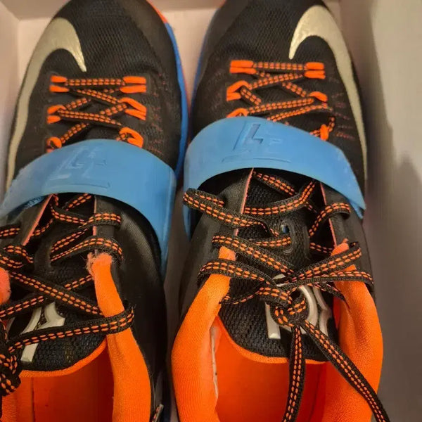 [BUNJANG] Nike KD Thunder Basketball Shoes Black/Orange / 나이키 KD 썬더 농구화 블랙/오렌지