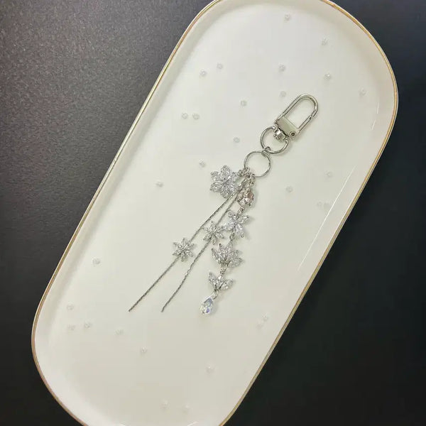 [BUNJANG] Handmade Crystal Garden Drop Keyring / [핸드메이드/수공예] 크리스탈 가든 드롭 키링