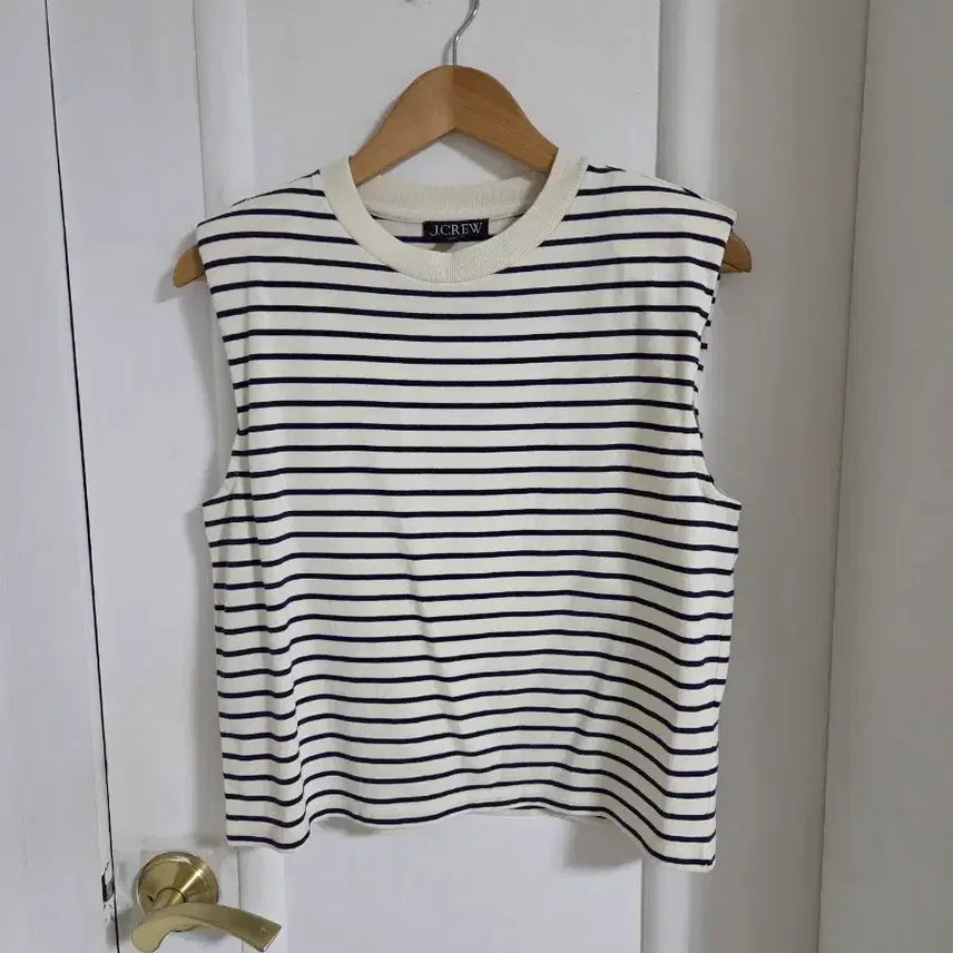 [BUNJANG] J.Crew Striped Sleeveless Top / (새상품)J.CREW 스트라이프 슬리브리스 탑