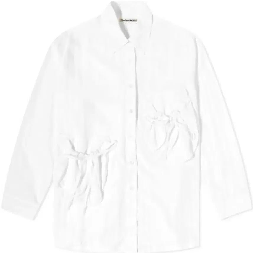[BUNJANG] Open yy Patch Pocket Shirt - White / 당일배송) Open yy patch pocket shirts white