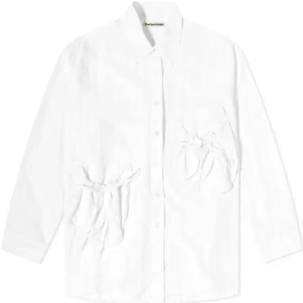 [BUNJANG] Open yy Patch Pocket Shirt - White / 당일배송) Open yy patch pocket shirts white