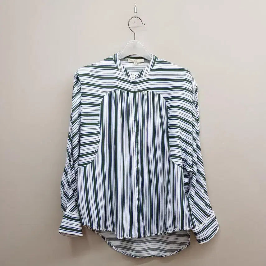 [BUNJANG] Maje Striped Loose Fit Shirt Blouse Size S / 마쥬 스트라이프 루즈핏 셔츠블라우스 1사이즈