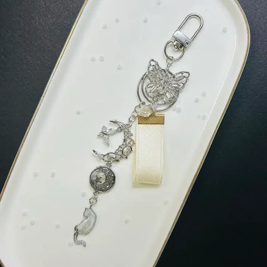 [BUNJANG] Handmade Cat Dream Bell Keychain / [핸드메이드/수공예] 고양이의 꿈방울 키링