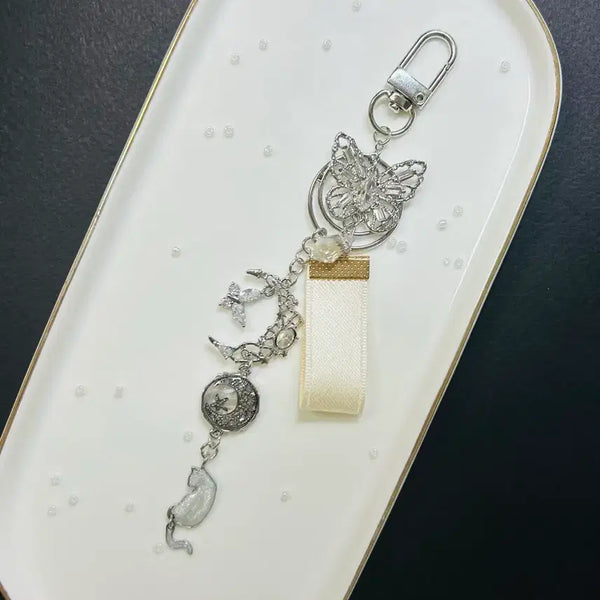 [BUNJANG] Handmade Cat Dream Bell Keychain / [핸드메이드/수공예] 고양이의 꿈방울 키링