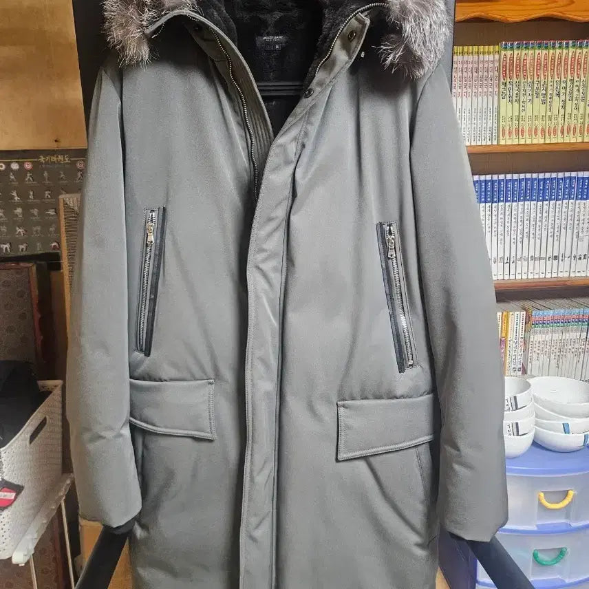 [BUNJANG] Jill Stuart New York Fox Fur Goose Down Long Padding L Size / 질스튜어트 뉴욕 폭스퍼 구스다운 롱패딩 L 사이즈