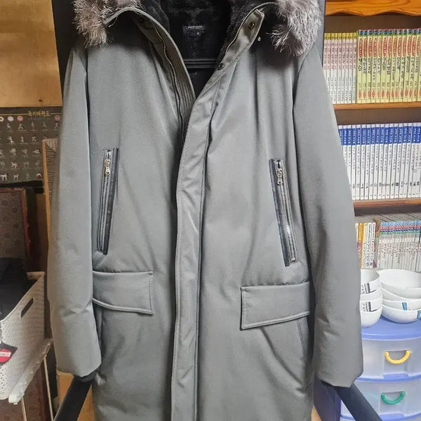 [BUNJANG] Jill Stuart New York Fox Fur Goose Down Long Padding L Size / 질스튜어트 뉴욕 폭스퍼 구스다운 롱패딩 L 사이즈