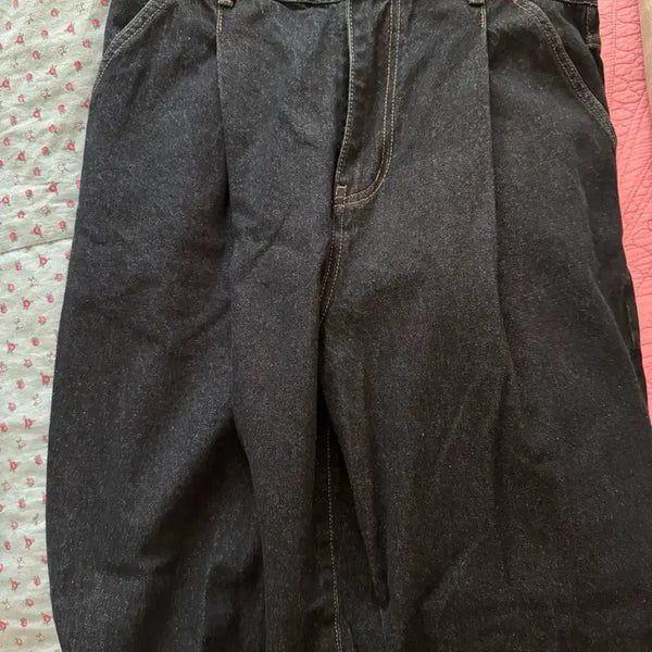 [BUNJANG] Wide Raw Denim Jeans (Size 32-33) / (32~33)와이드 생지데님
