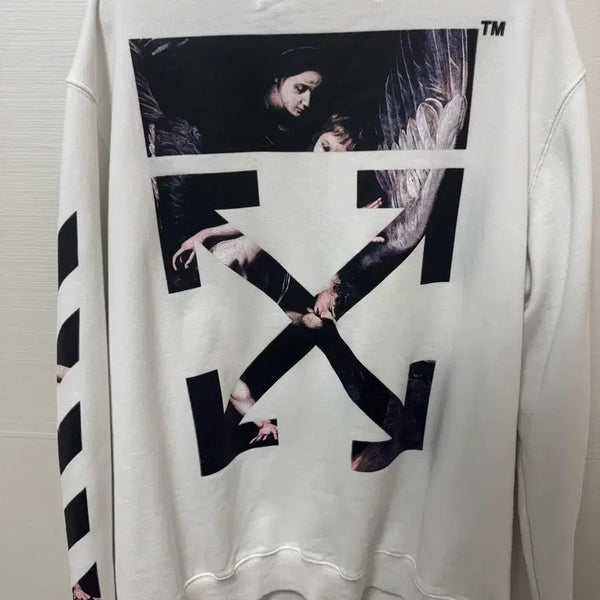 [BUNJANG] Off-White Caravaggio Arrow Sweatshirt / 오프화이트 카라바지오 애로우 맨투맨