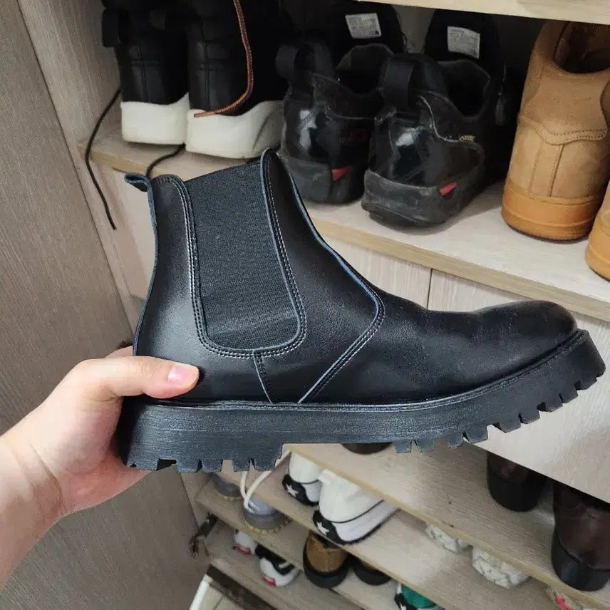 [BUNJANG] Customade Black Chelsea Boots Men's Size 255 / 커스텀에이드 블랙 첼시 부츠 남자 255