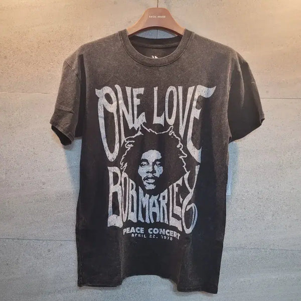 [BUNJANG] Zion Rootswear Bob Marley Graphic T-Shirt / BOB MARLEY  굿즈정품. 반팔티.