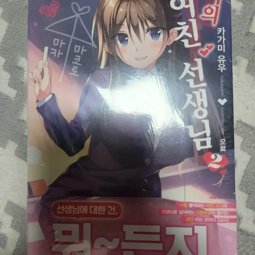 [BUNJANG] My Girlfriend, Teacher Vol. 2 First Edition Unsealed Light Novel / 나의 여친 선생님 2권 초판미개봉 라노벨