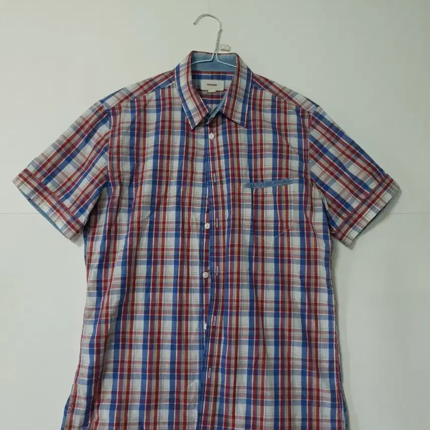 [BUNJANG] Kelburn Check Short-Sleeve Shirt / KELBURN 체크 반팔 셔츠 0349