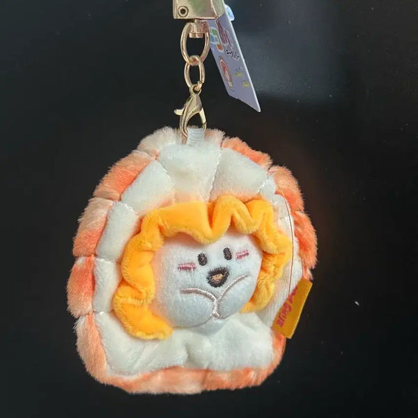[BUNJANG] Plush Doll Keychain with Tag / 귀여운 일본 인형 키링
