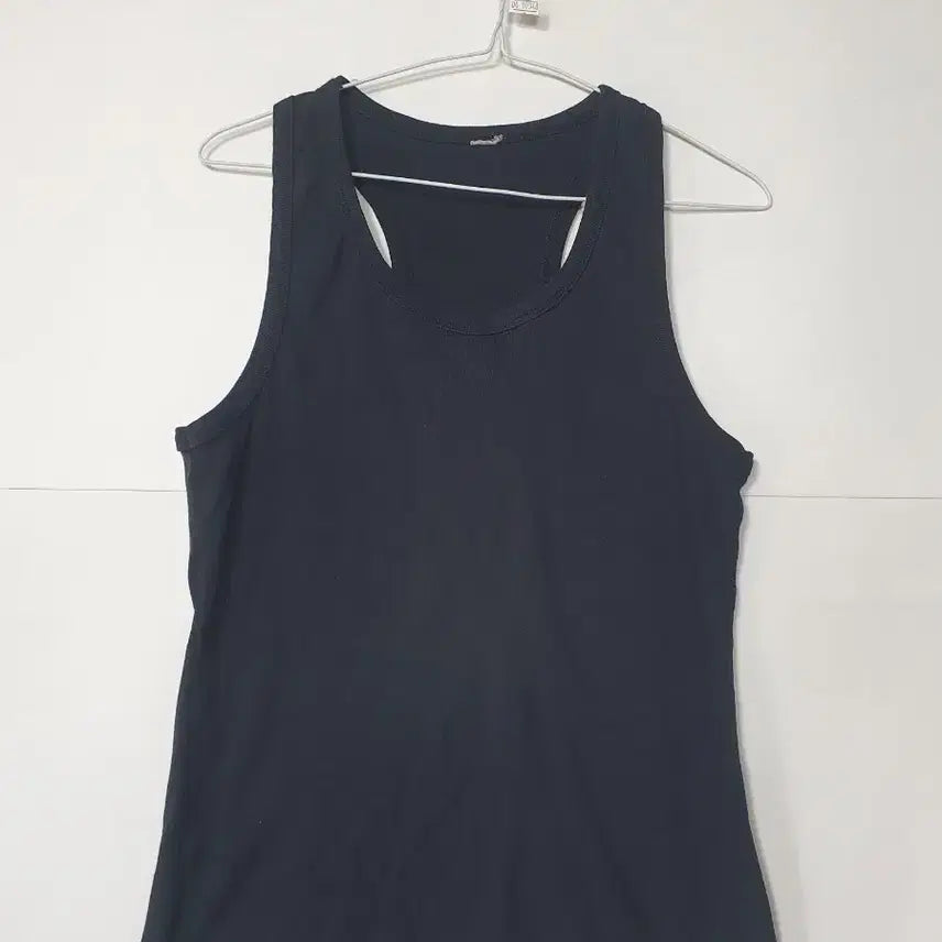 [BUNJANG] Black Running Racerback Functional Tank Top / 블랙 런닝 래이서백 기능성 탱크탑 0348