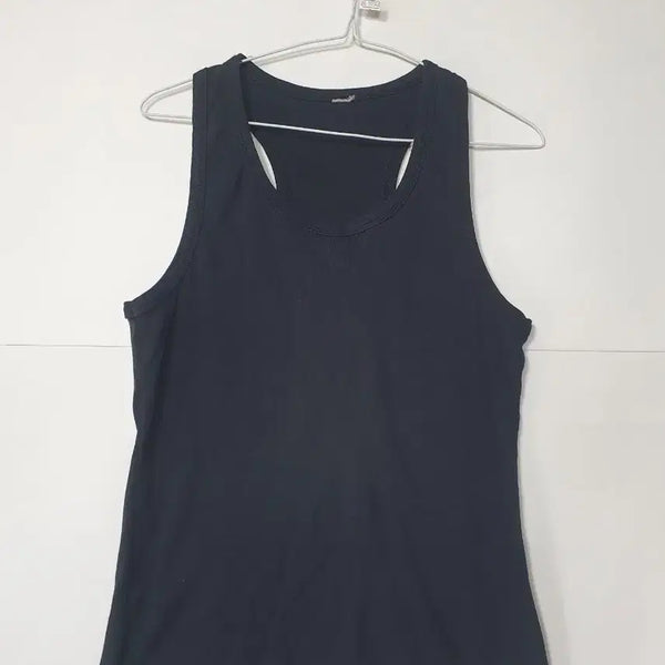 [BUNJANG] Black Running Racerback Functional Tank Top / 블랙 런닝 래이서백 기능성 탱크탑 0348