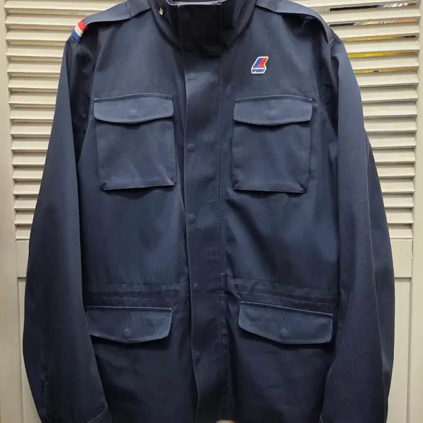 [BUNJANG] K WAY Mansfield Waterproof Safari Jacket / 까웨 맨필드 방수 사파리 자켓