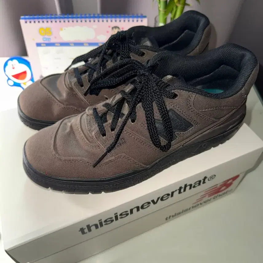 [BUNJANG] Thisisneverthat New Balance 550 Brown Black Sneakers / [270] 디스이즈네버댓 뉴발란스 550 브라운 블랙