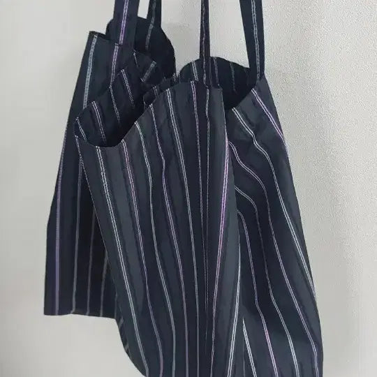 [BUNJANG] Stylish Striped Eco Bag / 세련된 스트라이프 에코백