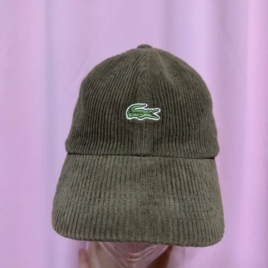 [BUNJANG] Lacoste Corduroy Ribbed Ball Cap / 라코스테 모자 라코스테 코듀로이 모자 볼캡 골지모자