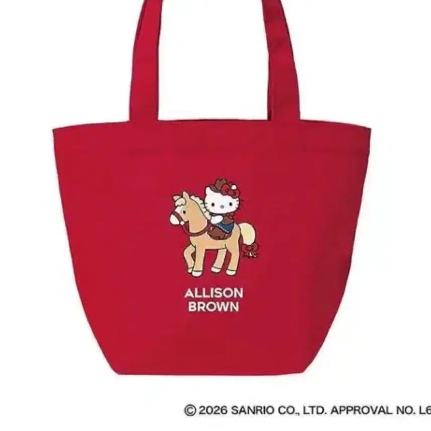 [BUNJANG] Sanrio x Hello Kitty x Alison Brown Collaboration Tote Bag & Cooler Bag Set (Sealed) / 미개봉 2개 헬로키티 앨리슨브라운 콜라보 가방 보냉 에코백 산리오 정품