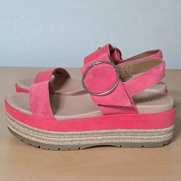 [BUNJANG] UGG Platform Espadrille Sandals / UGG 240 에스파듀 키높이샌들
