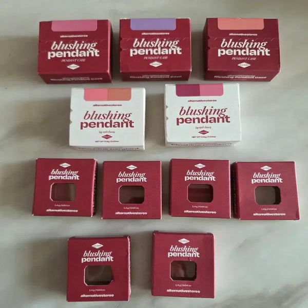 [BUNJANG] Alternative Stereo Blushing Pendant 11 Types / 얼터너티브스테레오 블러싱 펜던트 11종