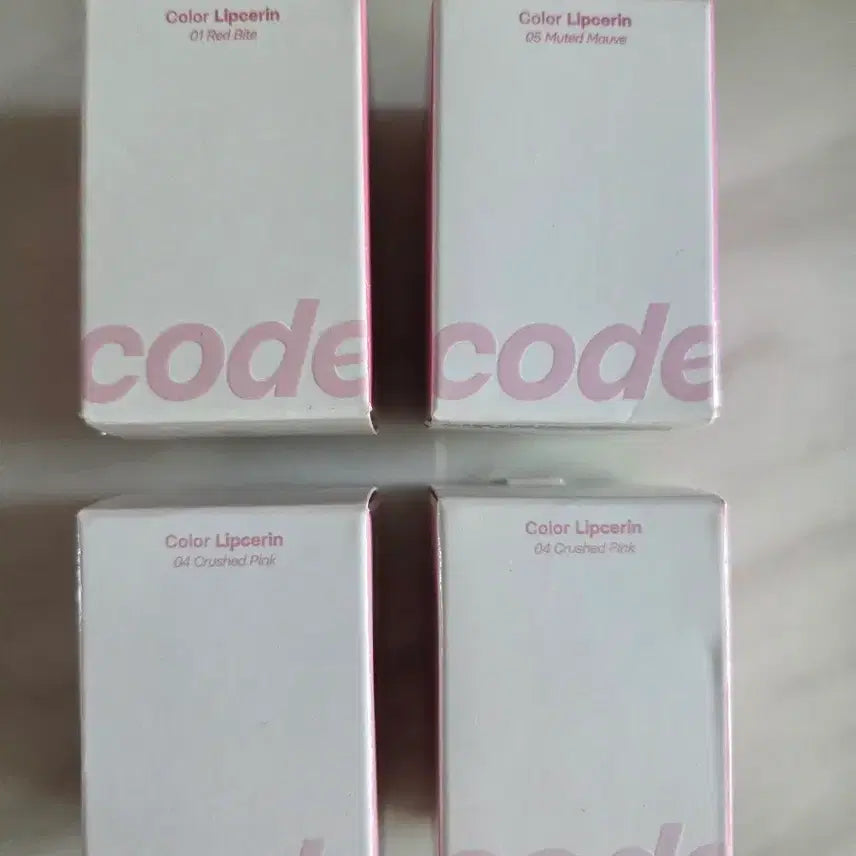 [BUNJANG] CODE GLOKOLOR Lip Serine Set (4 items) / 코드 글로컬러 컬러 립세린 3종 4개