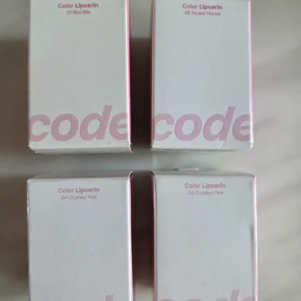 [BUNJANG] CODE GLOKOLOR Lip Serine Set (4 items) / 코드 글로컬러 컬러 립세린 3종 4개