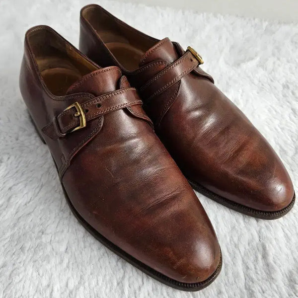 [BUNJANG] Berluti Signature Patina Single Monk Strap Shoes / 벨루티 시그니처 파티나 싱글 몽크 슈즈