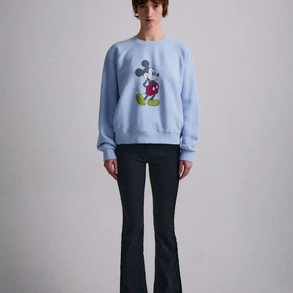 [BUNJANG] Privilege Mickey Mouse Sweatshirt / 프리베일 미키마우스 맨투맨티 / 프리사이즈