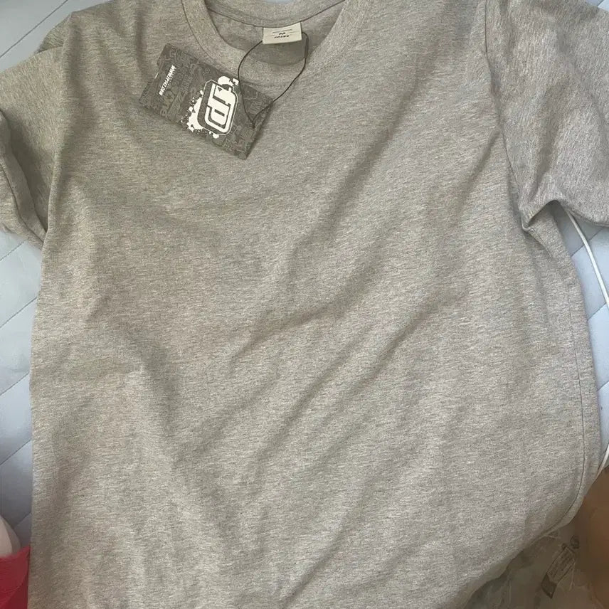 [BUNJANG] Peple Original 16s Cotton T-Shirt Grey M / 페플 오리지널 16수 무지티 그레이 m