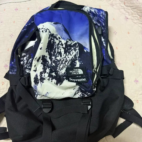 [BUNJANG] Supreme x The North Face 17FW Snow Mountain Backpack / 17fw 슈프림 X 노스페이스 설산 백팩