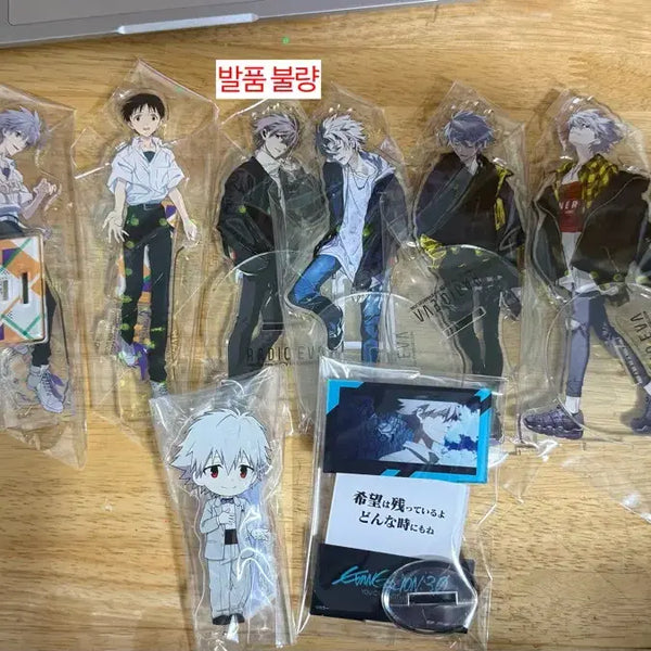 [BUNJANG] Evangelion Nagisa Kaworu Ikari Shinji Acrylic Radio Eva 10th Anniversary Set / 에반게리온 나기사 카오루 이카리 신지 아크릴 라디오에바 10주년