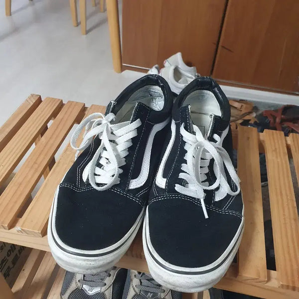 [BUNJANG] Vans Old Skool Black Sneakers / 반스 올드스쿨 블랙 280