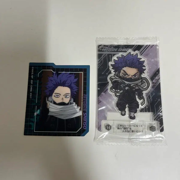 [BUNJANG] My Hero Academia Shinso Monoma Wafers Card & Sticker Set / 나히아 신소 모노마 웨하스 카드, 스티커