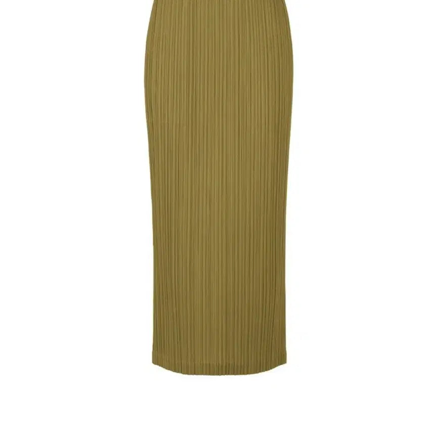 [BUNJANG] Pleats Please Loop Bottoms Skirt Khaki / 플리츠플리즈 Loop bottoms 스커트 새상품