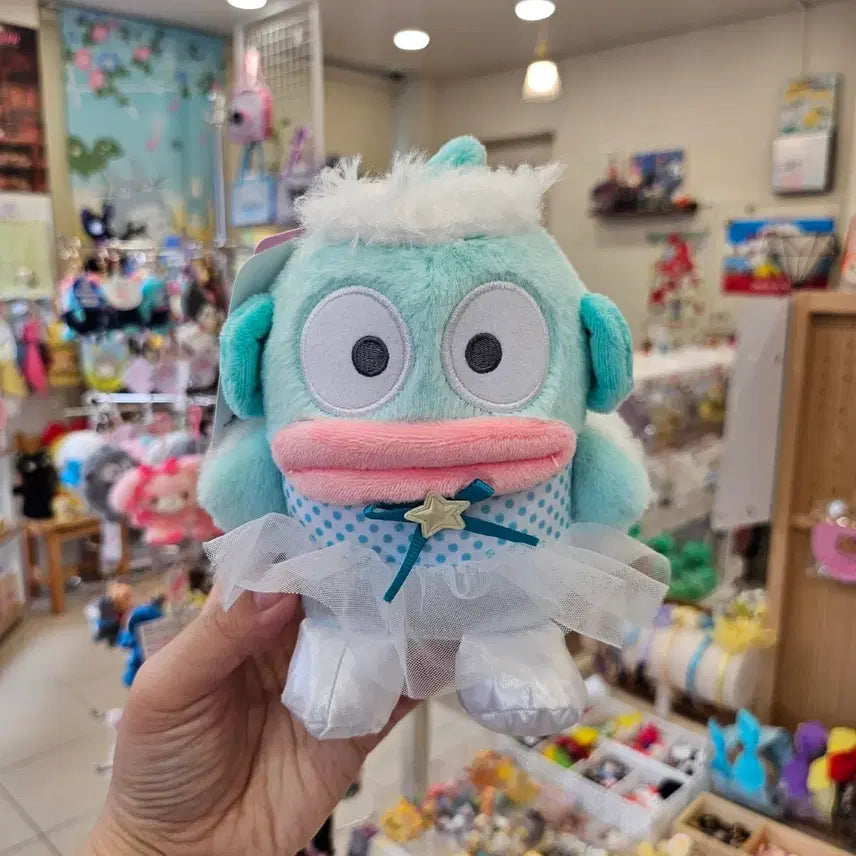 [BUNJANG] Sanrio Hangyodon Ballerina Mascot Doll Keychain / 산리오 한교동 발레리나 마스코트 인형키링