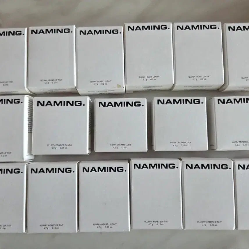 [BUNJANG] NAMING Lip Tint & Cream Blush Set (17 Shades) / 네이밍 (NAMING) 립틴트 블러셔 모듬 17종
