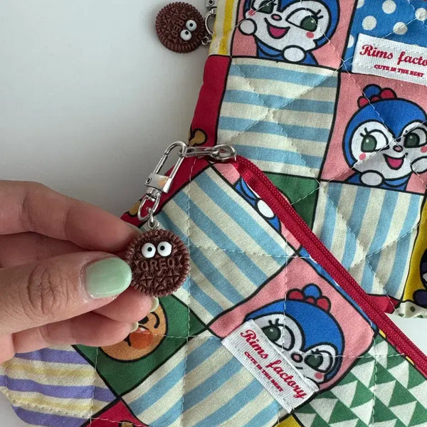 [BUNJANG] Anpanman Pouch with Charm / 키링포함 호빵맨 파우치