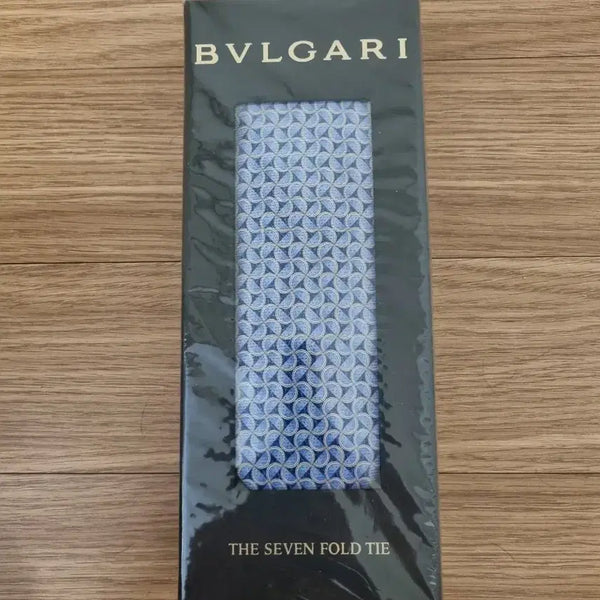 [BUNJANG] Bvlgari Seven Fold Silk Tie Light Blue / 새상품 불가리 세븐폴드 실크 타이 라이트 블루 Bvlgari tie