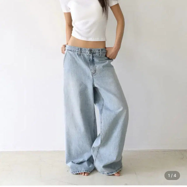 [BUNJANG] Langer Wide-leg Jeans / 랑거 와이드진 새상품