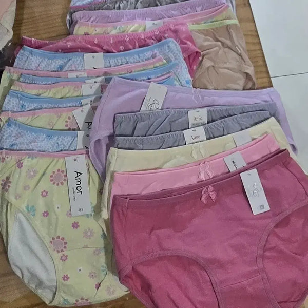 [BUNJANG] Women's Cotton Sanitary Panties - 20 Pack / 85호 면팬티 겸 위생팬티 20장 6000원  국산