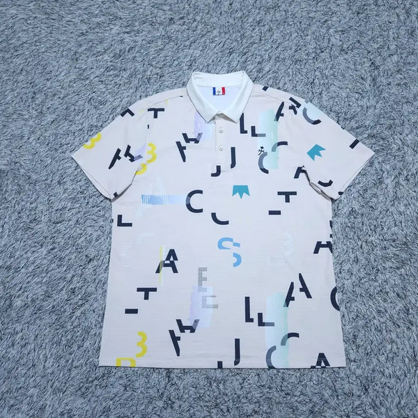 [BUNJANG] Castelbajac Men's 110 Cool Fabric Short-Sleeve Polo Shirt / 까스텔바작)110 남자 쿨원단 반팔카라티 / 왕눈이샵