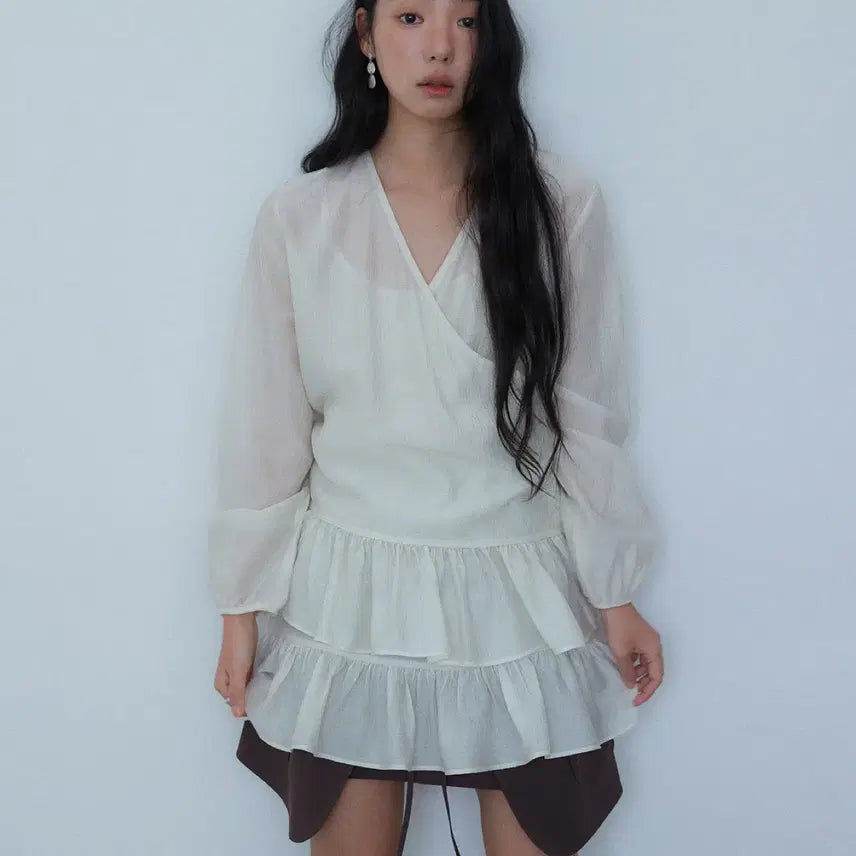 [BUNJANG] Auro Blouse Setup Top / 아우로 블라우스 셋업 탑