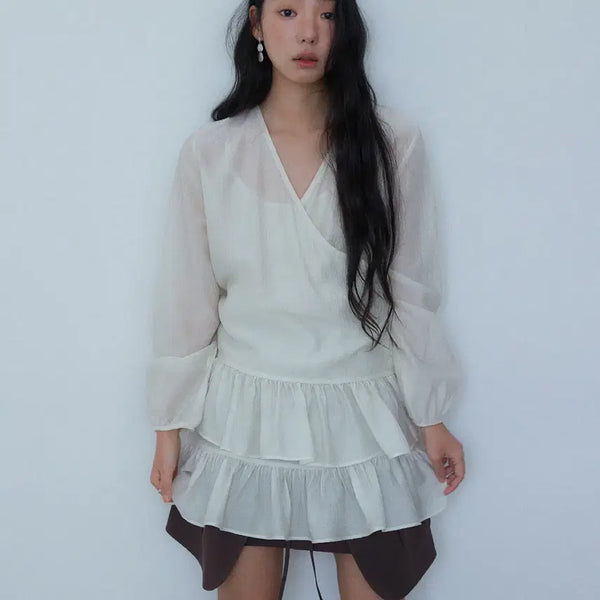 [BUNJANG] Auro Blouse Setup Top / 아우로 블라우스 셋업 탑